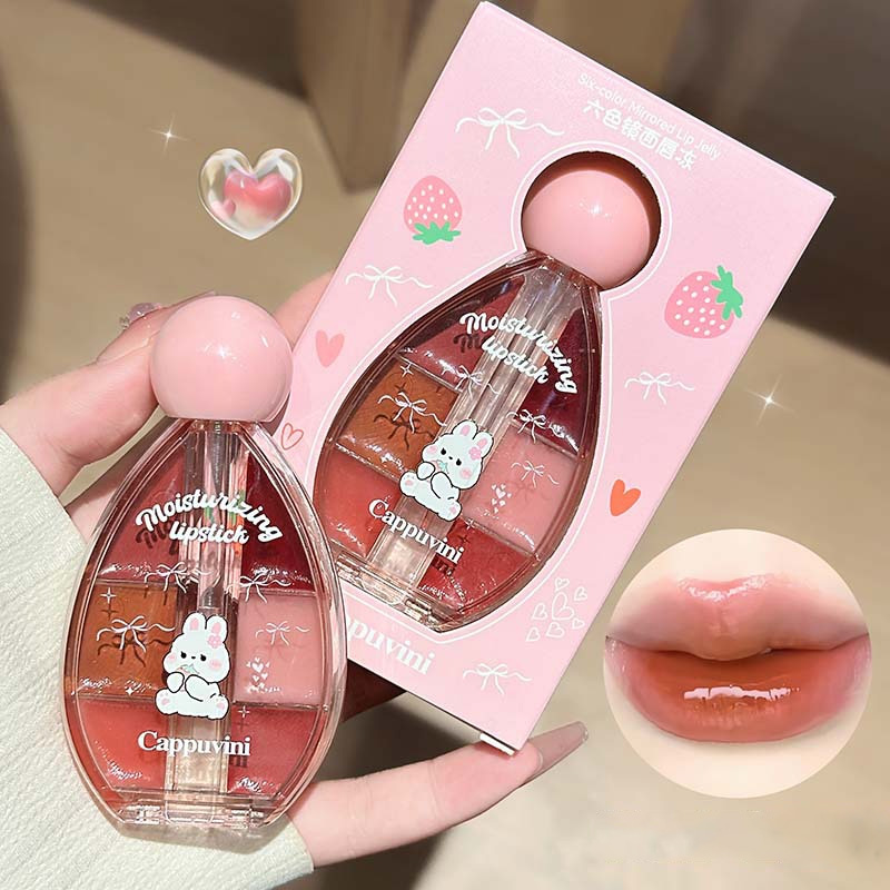 Lip Tint Korean - Paleta Błyszczyków do Ust z Efektem