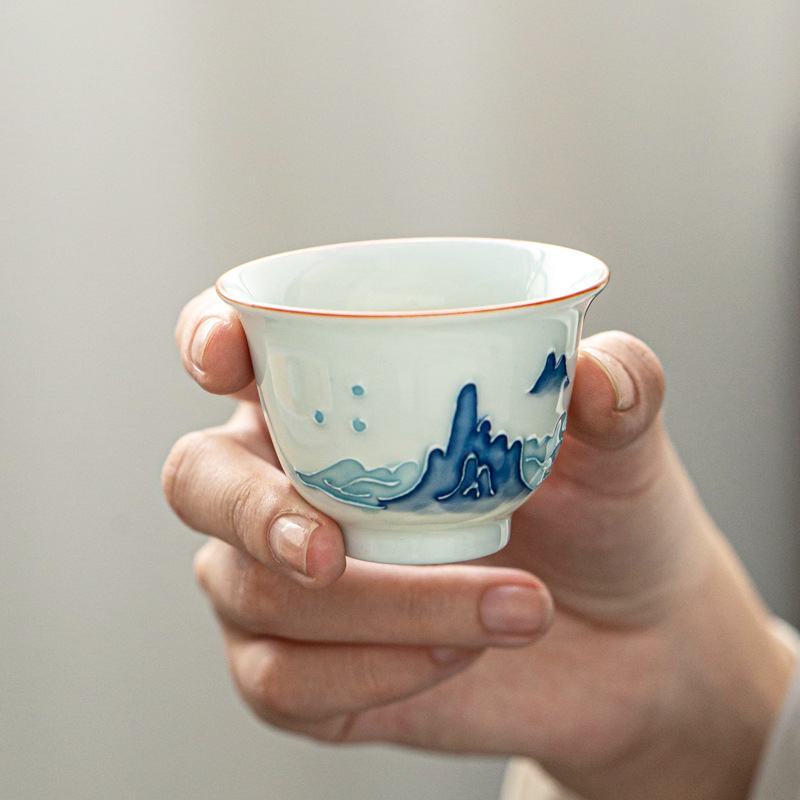 Ręcznie malowany kubek do herb – Celadon Ceramic Cup recenzja i cena