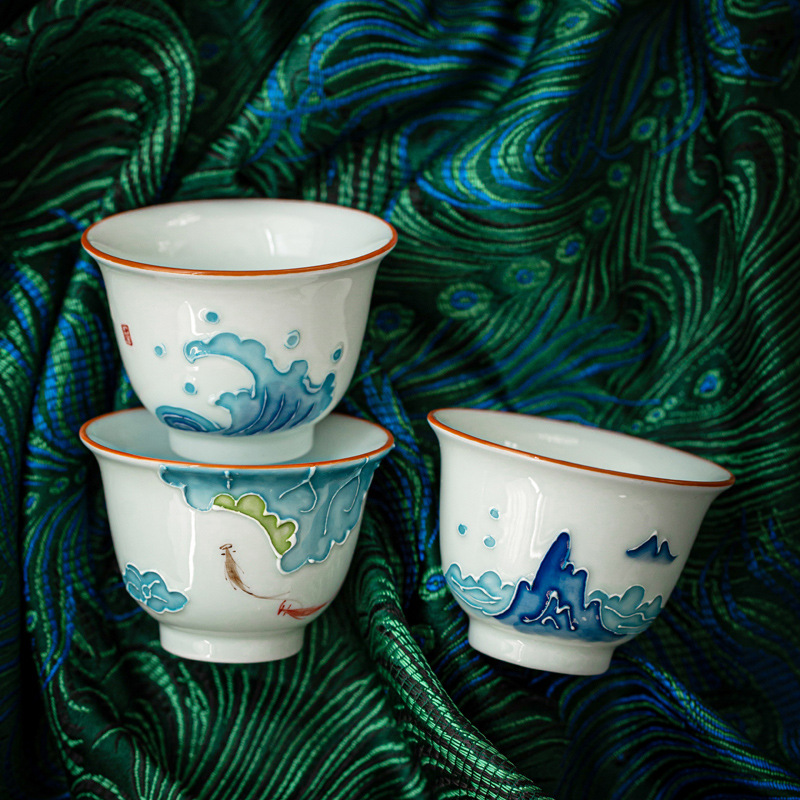 Ręcznie malowany kubek do herb – Celadon Ceramic Cup recenzja i cena