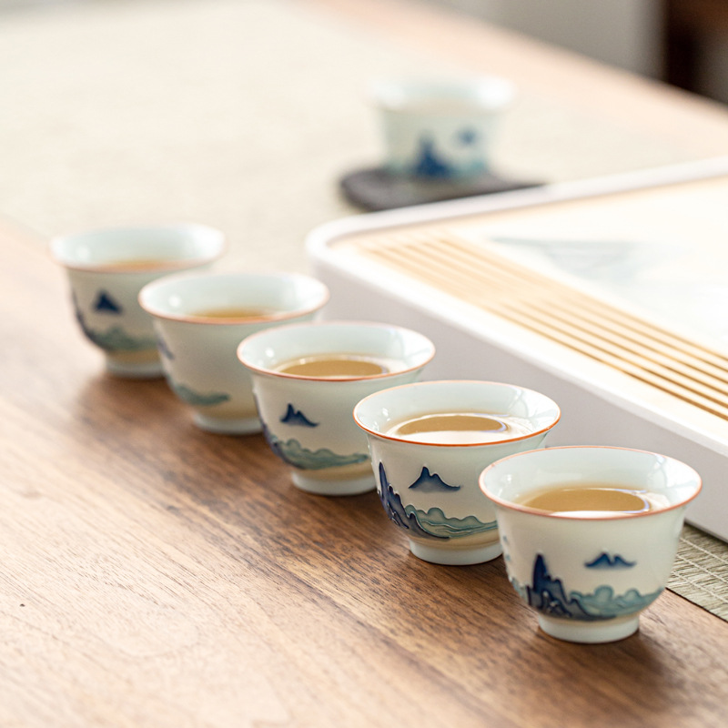 Ręcznie malowany kubek do herb – Celadon Ceramic Cup recenzja i cena