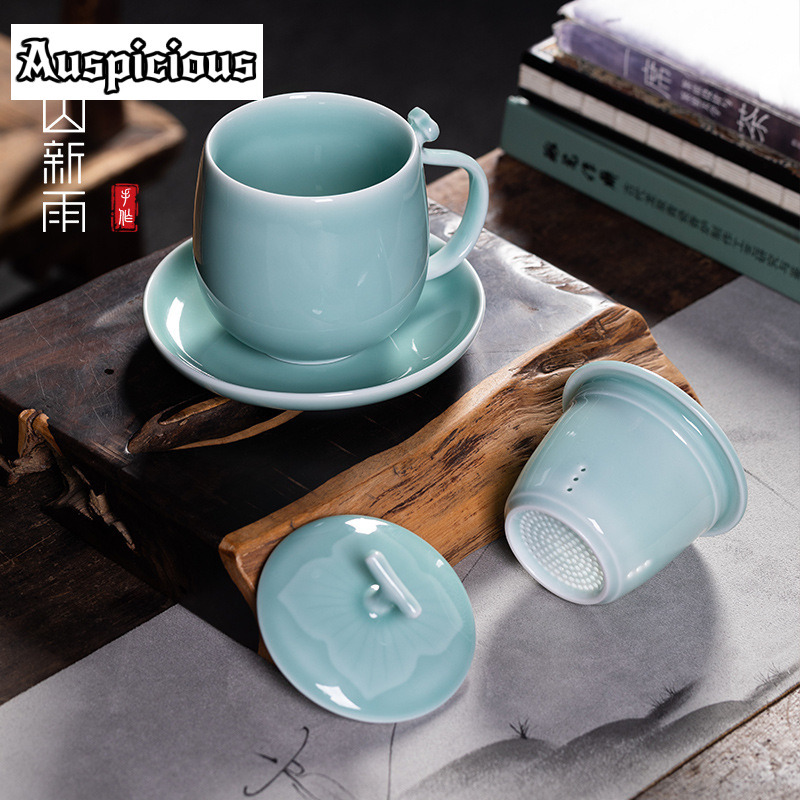 Kubek do herbaty z filtrem, 40 – Celadon Ceramic Cup recenzja i cena