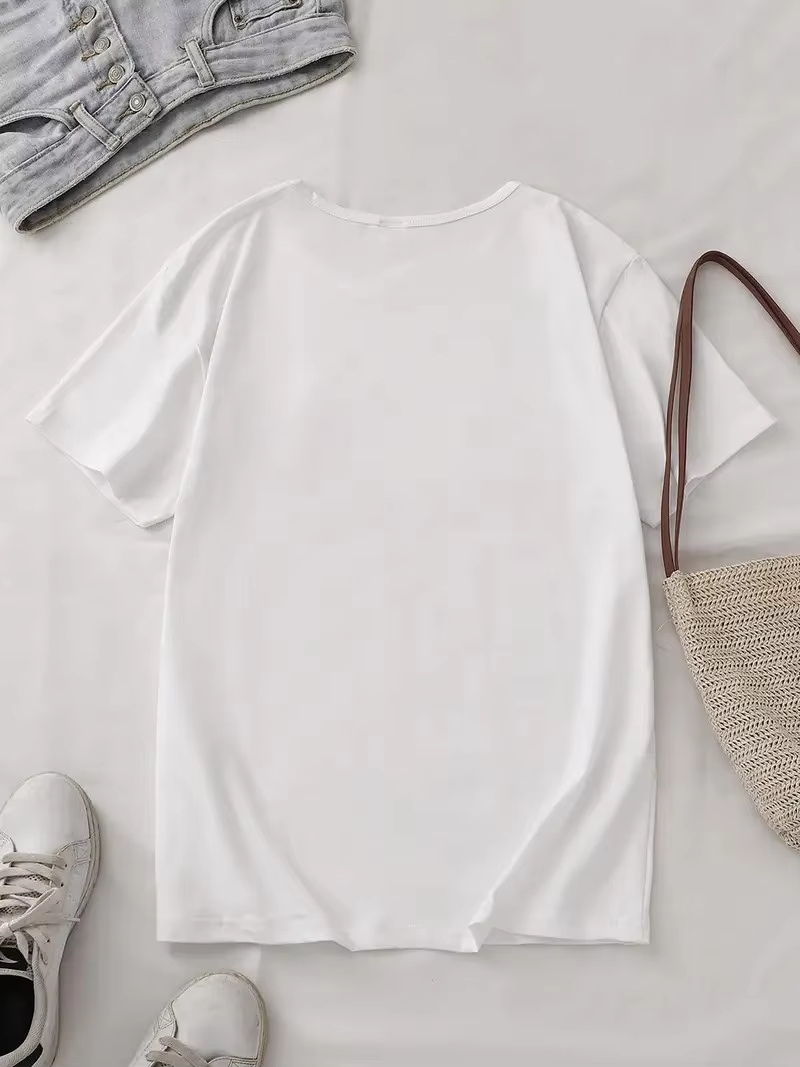 Damska koszulka z ilustracją p – Korean Lifestyle Trends recenzja i cena